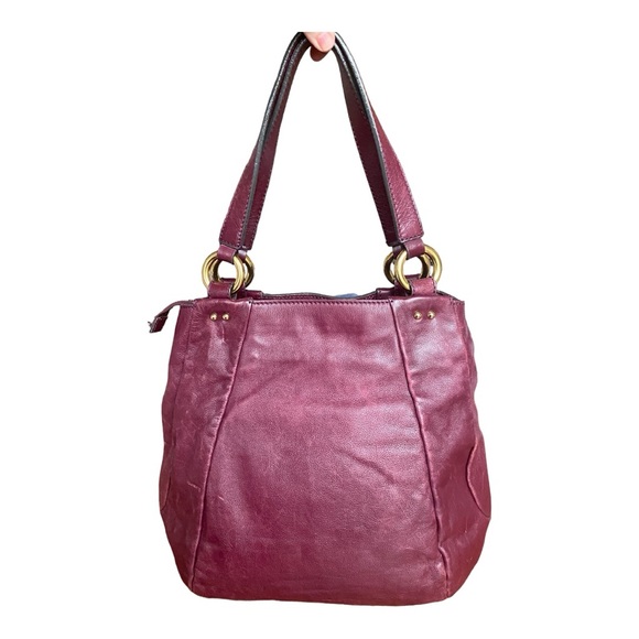 Marc Jacobs Preppy Burgundy Leather Hobo Bag - Picture 4 of 9